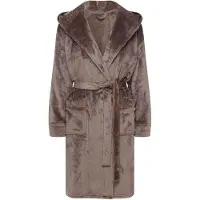 Esotiq Cessena - Damesbadjas - Beige - Met capuchon - Maat M