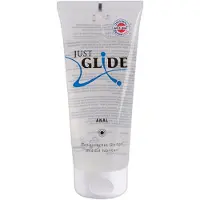 Just Glide Anaal Glijmiddel 200 ml - Waterbasis - Vrouwen - Mannen - Smaak - Condooms - Massage - Olie - Condooms - Anaal - Siliconen - Erotische - Easyglide