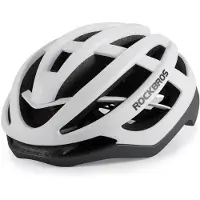 RockBros HC-58 fietshelm, aerodynamisch, met ventilatie, grijs/wit