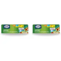 Toppits 2 x – Zipper Multifunctionele Zakken – 1 Liter – 12 Zakjes - Bulkverpakking - 2 stuks
