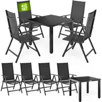Casaria Tuinset Bern 5-delig Antraciet Aluminium