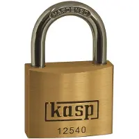 Kasp K12550A6 Hangslot 50 mm Gelijksluitend Goud-geel Sleutelslot