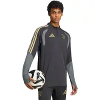 Adidas Juventus Europees Trainingstrui 1/4-Zip 2026-2027 Zwart Grijs Goud