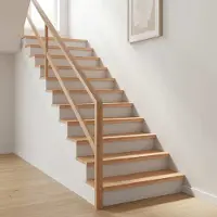 vidaXL Trapmatten 4 st Naturel 110 x 30 x 2 cm Massief beukenhout