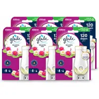 Glade 6 x - Houder Elektrische Olie - Relaxing Zen - Voordeelverpakking - 6 stuks
