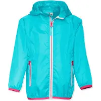 Playshoes Uni kindervest, opvouwbare functionele jas/regenjas, model 408700, kleur: turquoise, maat: 15