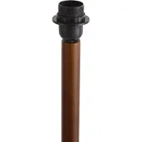 QAZQA Japandi vloerlamp notenhout zonder kap 133cm - Mels