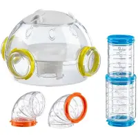 Ferplast buizen set voor hamsters, accessoire voor hamsterkooi, bestaande uit in totaal 4 onderdelen, inclusief