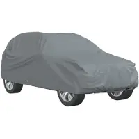 vidaXL Autohoes voor SUV L nonwoven stof volledig grijs