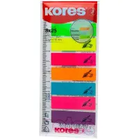 Kores Pagemarker 'Sign Here' - Markeerstrookjes, 12 x 45 mm, 8 x 25 vellen