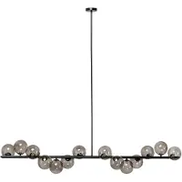 Kare Design hanglamp Scala Balls, zwart, 138x155x28 cm (hoogte/breedte/diepte)