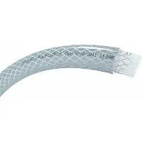 Tricoflex PVC-slang, binnenmaat 6 mm, buitenmaat 12 mm, lengte 50 meter, transparant