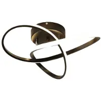 OEM Plafondlamp, dimbaar, met 3 kleurtemperaturen, zwart, dimbaar