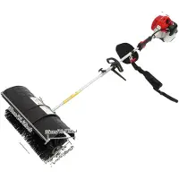 OEM Grasmaaier, 2-takt benzinemotor, hoge prestaties, zwart