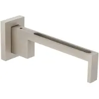 Gardinia multifunctionele houder voor Luxor, rechthoekig, geborsteld staal, 14,5 cm, 14,5 cm, 3140