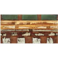 vidaXL Tafelblad rechthoekig 15-16 mm 60x120cm massief gerecycled hout