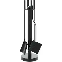 vidaXL 5-delige openhaardgereedschapset 18x56 cm staal