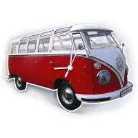 Brisa Klok Volkswagen T1 bus Classic Red
