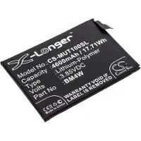 123accu Xiaomi BM4W accu (3.8 V, 4700 mAh, huismerk)