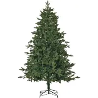 HOMCOM Christmas Tree PVC, PE, Metall Ø90 x 180H cm Grün