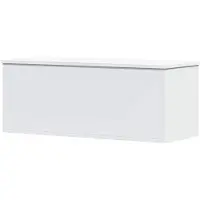 vidaXL Opbergbox 90x35x35 cm bewerkt hout wit