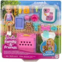 Barbie Chelsea JDF89, Fashionpopp, Vrouwen, 3 jaar, Meisje, 78 mm, 250 g