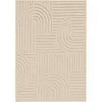 Interiyou vloerkleed Lecce, crème kleur, maat A1, 300x400 cm
