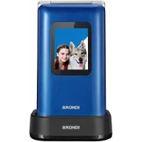 Brondi AMICO PREZIOSO (2.80", 32 MB, 1.30 Mpx, 2G), Sleutel mobiele telefoon, Blauw