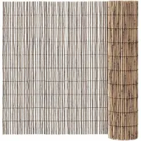 vidaXL Tuinhek 600x90 cm, rietachtig design