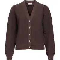 Object Dames Truien & Vesten Objorana L/s Re Knit Cardigan - Bruin - Maat XL