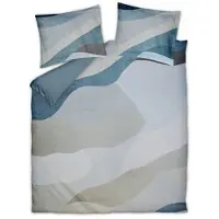 Vandyck 1-persoons katoen-satijnen dekbedovertrek met camouflage 140x220 cm - blauw