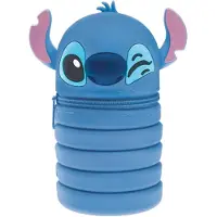 Seven Zeven Lilo & Stitch etui, siliconen tas, 2-in-1 met uitschuifbaar compartiment