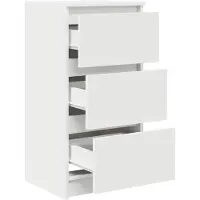 vidaXL Dressoir 37,5x35x76 cm bewerkt hout wit