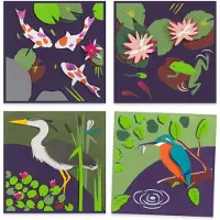 Djeco Creatieve 3D-papieren set,