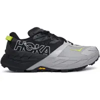 Hoka One One - Speedgoat 7 - Trailrunningschoenen 41 1/3 - Regular, zwart/grijs