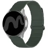 IMoshion Magnetisch lederen bandje - Universeel 20 mm aansluiting - Groen