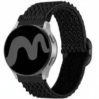 IMoshion Elastisch nylonbandje - Universeel 22 mm aansluiting - Zwart