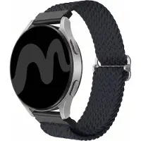 IMoshion Nylon geweven bandje - Universeel 20 mm aansluiting - Donkergrijs