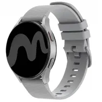 IMoshion Siliconen sport bandje met gesp - Universeel 22 mm aansluiting - Grijs