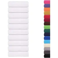 vidaXL Gastendoekjes FROGN 10 st 30x50 cm 360 g/m² wit