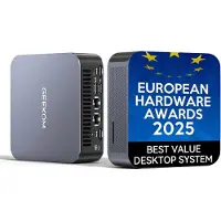GEEKOM Intel Mini PC GT13 Max met Intel Core Ultra 9-185H (14e generatie) mini-desktop, 1TB SSD + 16GB werkgeheugen