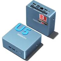 GEEKOM IT12 Mini PC, Intel Core U5 125U (met AI Boost), 16 GB DDR5, 512 GB SSD | tot 4,3 GHz, Mini computer, Desktop PC