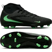 Nike Phantom 6 High Club Gras / Kunstgras Voetbalschoenen (MG) Zwart Felgroen