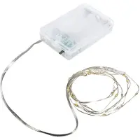 Rayher Hobby Materialen Mini LED-lichtslingering met timer, 160 cm, 20 LED's