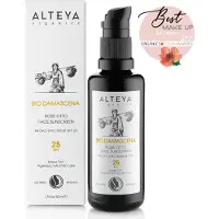 Alteya Organics Zonnebeschermingsserum voor het gezicht, SPF 25, BIO Damascena, 50 ml