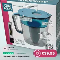AzurAqua Waterfilterkan Beste Koop - Waterfilterkan, Waterfilter en Gratis Waterkwaliteit Meter