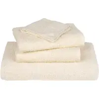 vidaXL Badhanddoeken FROGN 2 st 100x150 cm 360 g/m² crème