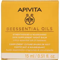 Apivita Beessential Oils Strengthening & Nourising Skin Supplement Night Balm 15 ml Balsem