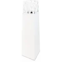DIVINA FIRE Vulcano White 40x40x145 Bioethanol tuinhaard voor buiten
