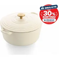 BK Bourgogne braadpan 28 cm cream white